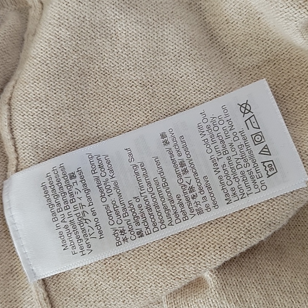 J. Crew Factory Lobster Teddie Sweater - beige - Picture 11 of 11